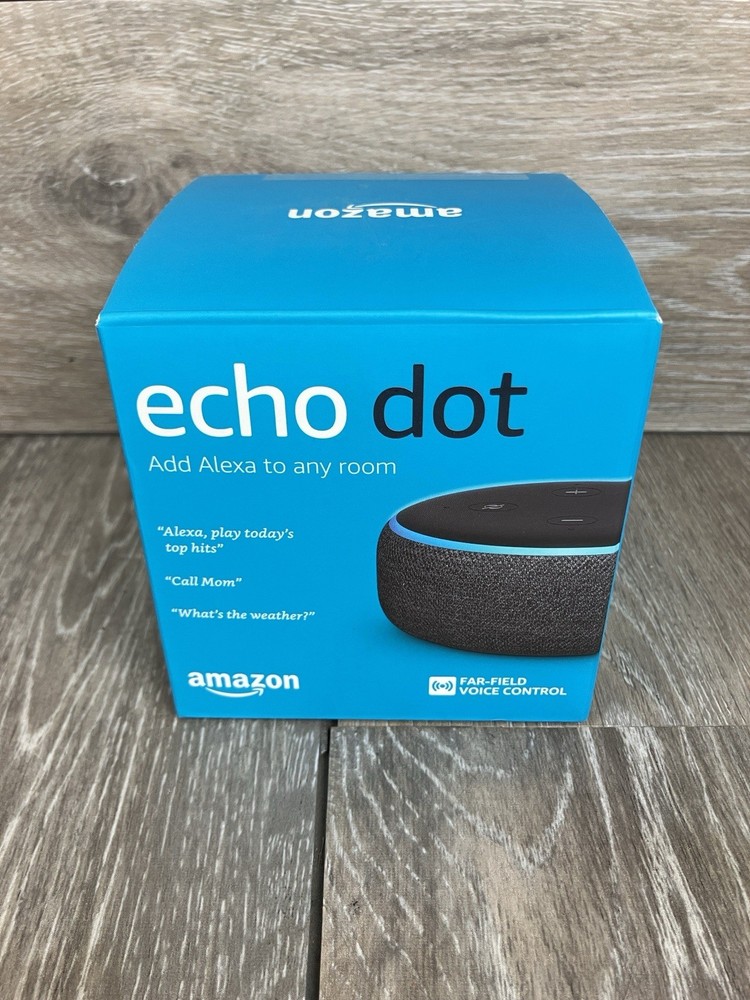 Amazon Echo Dot 2nd Generation Smart Speaker Alexa Black New Open Box