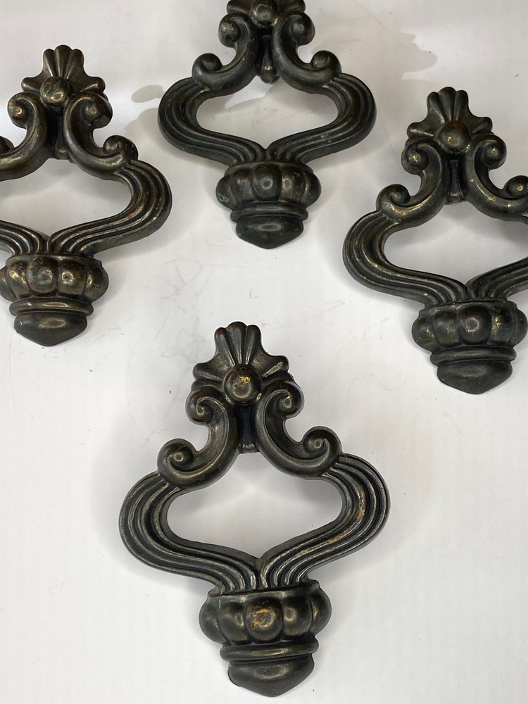 1.25" inch Centers Vintage Cabinet Handle drawer pull MCM 4 pcs.