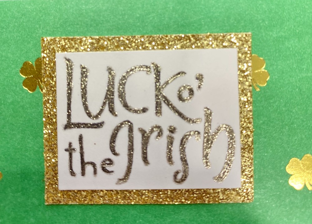 Handmade St. Patrick’s Card