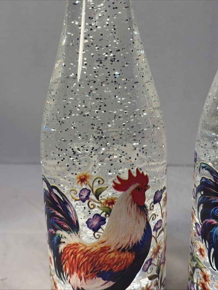 Rooster Glitter Globe Bottle Exclusive Light-lot 2