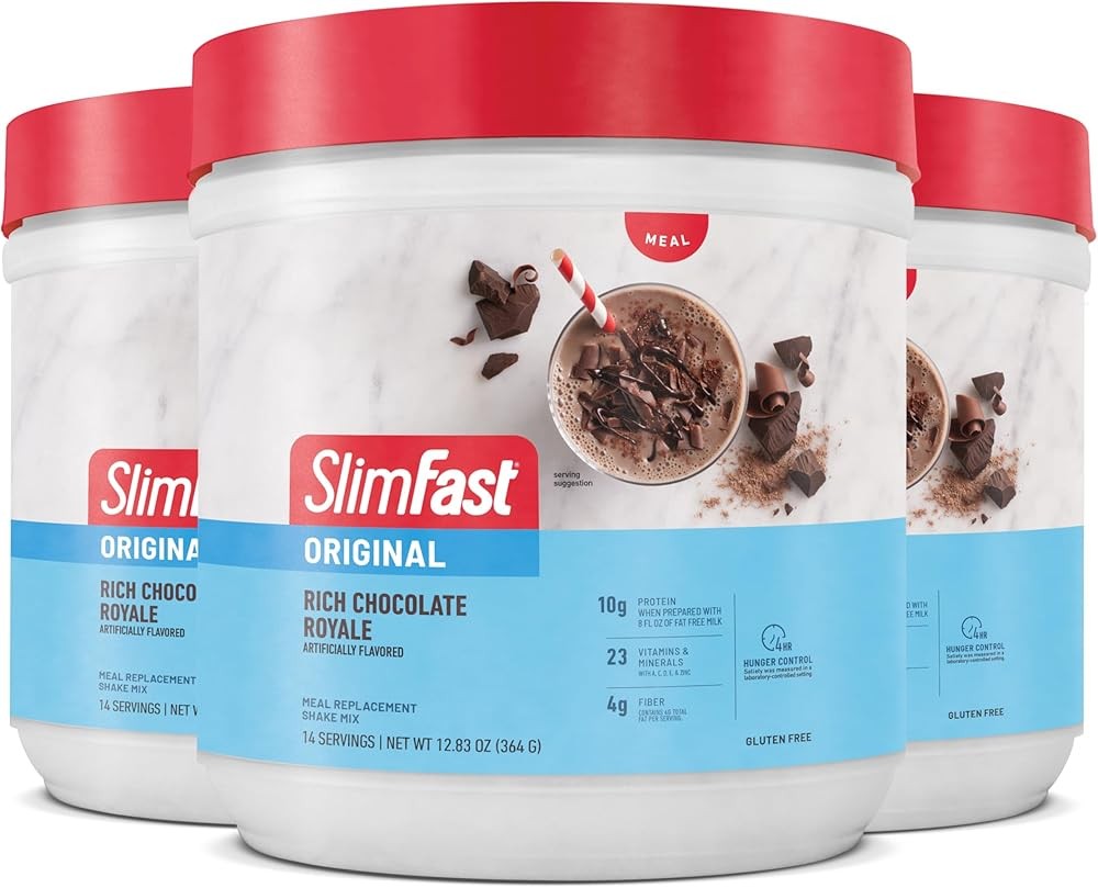 Meal Replacement Powder, Original Rich Chocolate Royale, Weight
