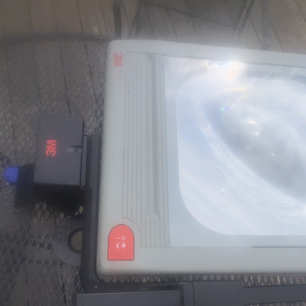 3M Overhead Projector Gray Office Classroom Presentation Equipment