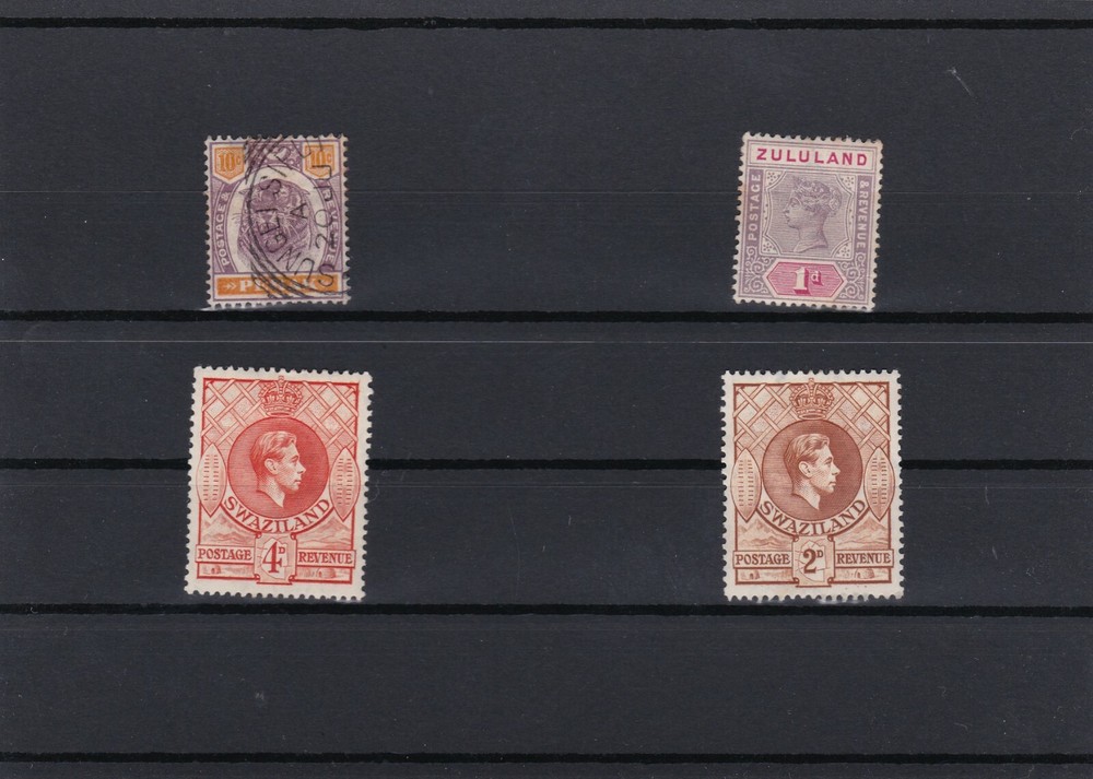 Stamps British Colonies on 10 cards