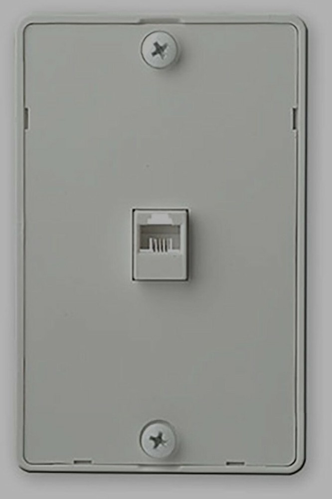 SCP TELEPHONE WALL MOUNTED PLATE- KITCHEN - WHITE- 220-WT