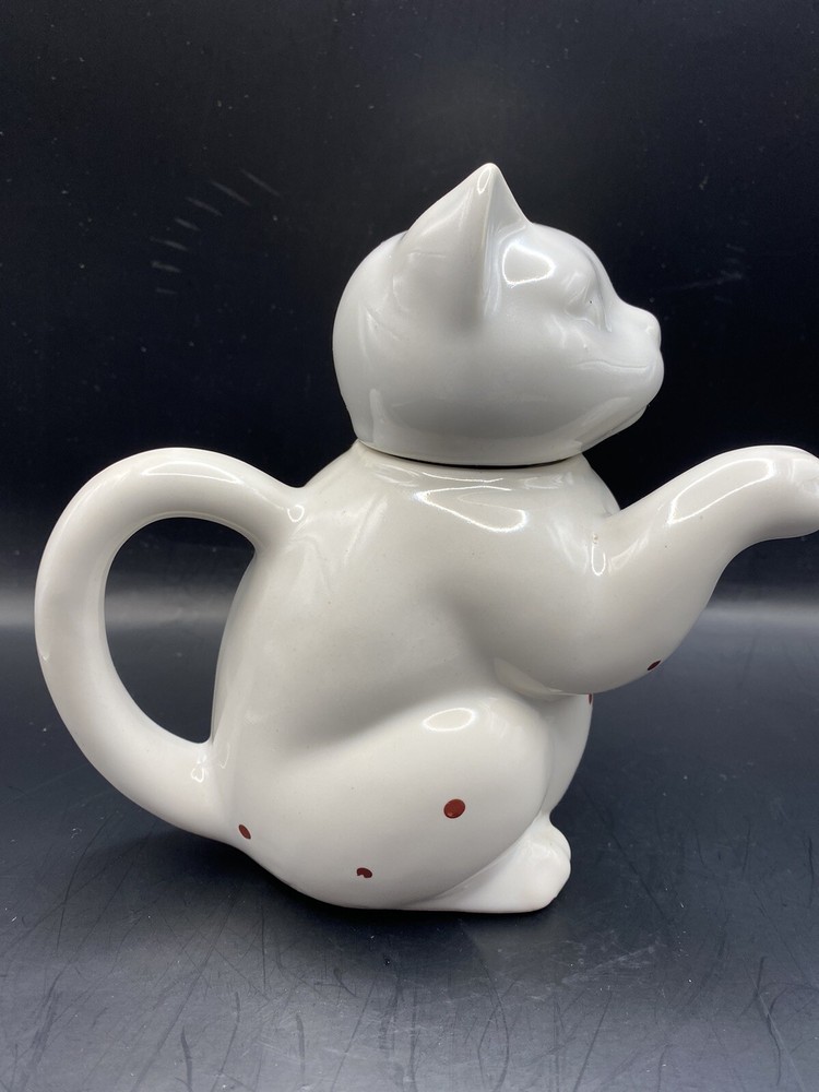 Porcelain Cat Kitten Pitcher~Creamer Small