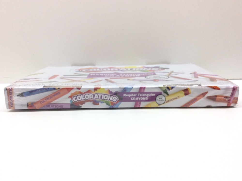 Colorations CRSTC Regular Size Triangular Crayons 208 Pack