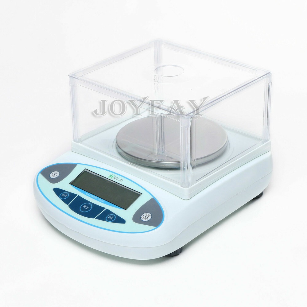 U.S. Solid Analytical Balance 200 x 0.01 g 10mg Lab Digital Precision Scale
