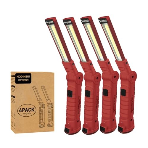 Working Light Portable, Rechargeable Work Lights with Magnetic Base Red*4