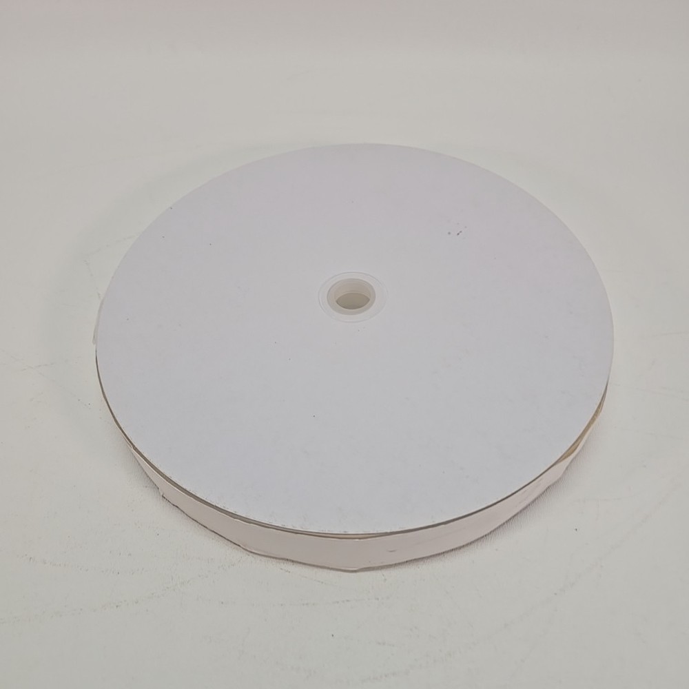 1" White Sew-On Hook fastener - 50 yd roll