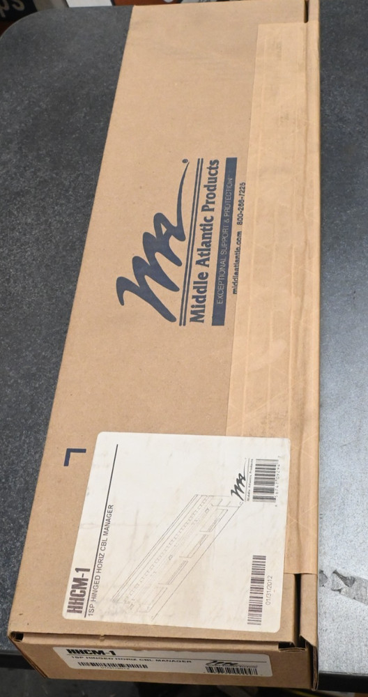 Middle Atlantic HHCM-1 Hinged Horizontal Cable Manager FREE SHIPPING