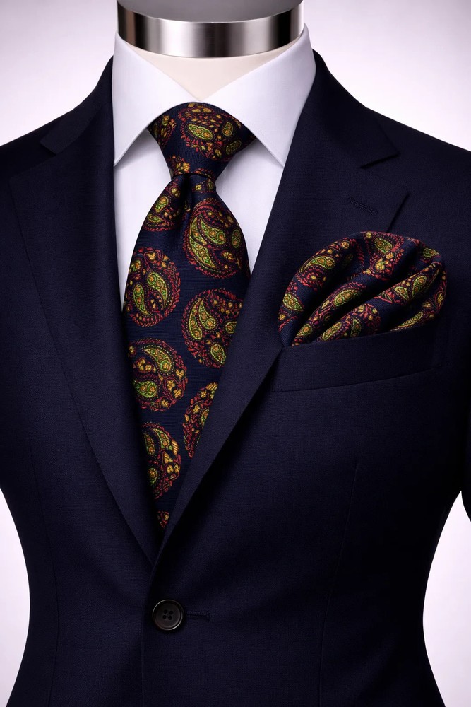 VITELLI TIE & POCKET SQAURE by VERSE9