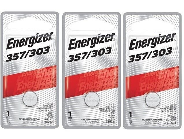Energizer 357 / 303 Silver Oxide 4 Batteries (SR44SW / SR44W)