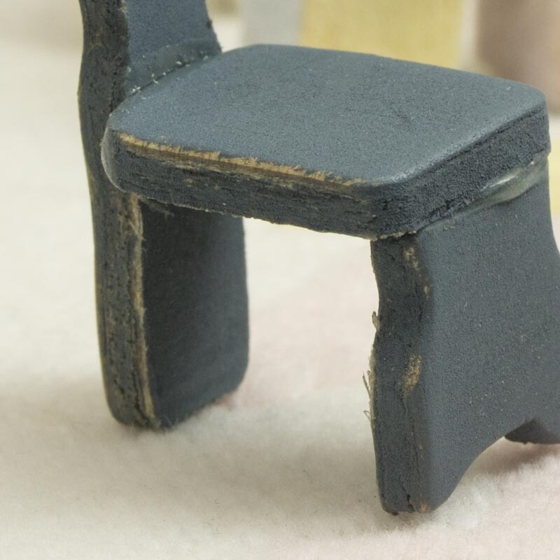 Miniature Blue High Back Chair | 6 Pieces