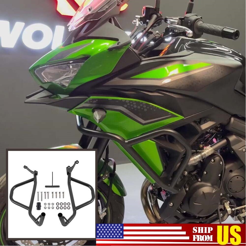 Crash bars Stunt Cage For Versys KLE 650 2022-25 Engine Guards Falling Protecter