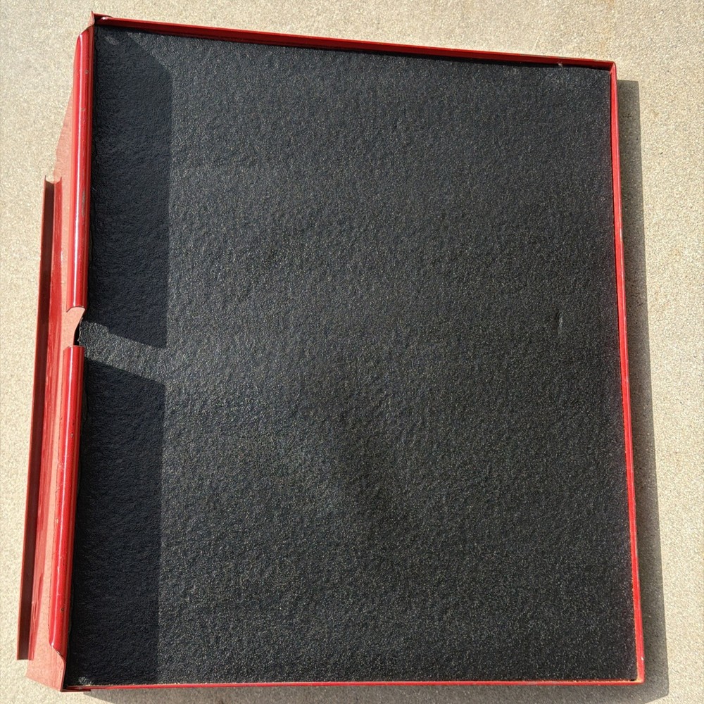 Craftsman Tool Box Side Hanging Folding Table Shelf Bench Tray Red