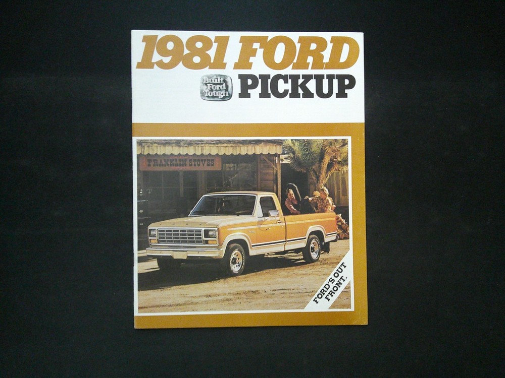 1981 Ford Pickup Sales Catalog