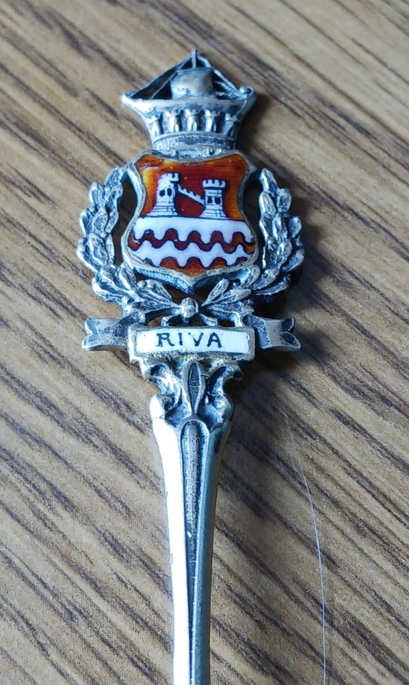 RIVA: "German Souvenir Spoon" 800 Silver Pre-Owned
