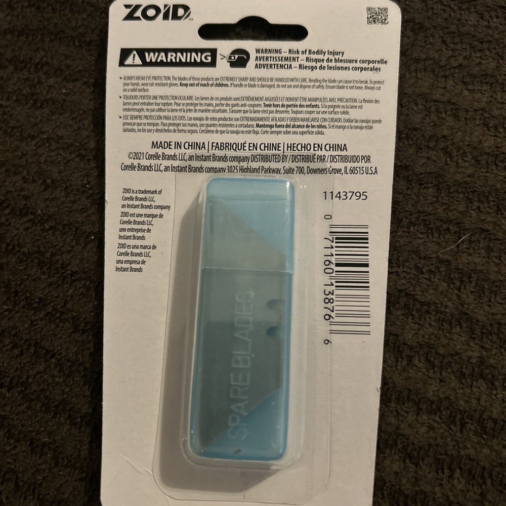 Zoid Blades 10 Pack New Razor Blade Tools