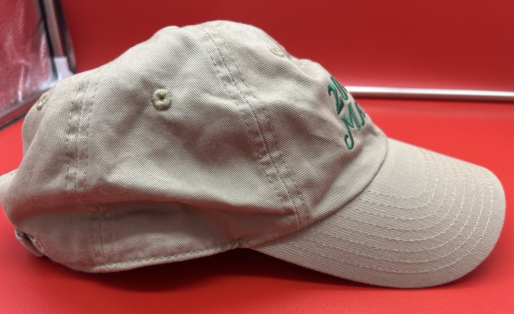 2012 Masters Golf Tournament Hat Cap Strap Back American Needle Khaki Cotton