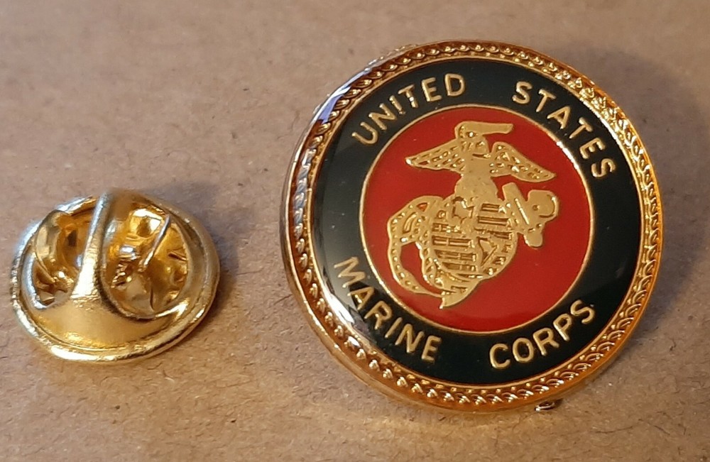 USMC US MARINES Lapel Pin