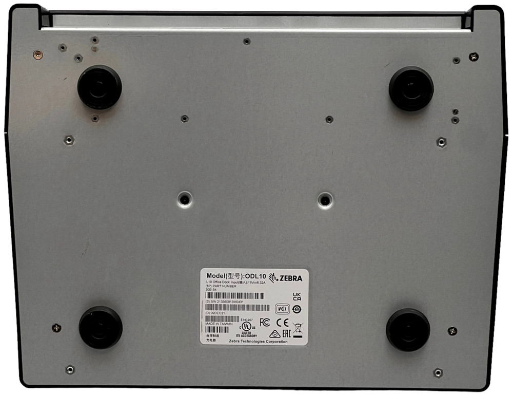 Zebra 300154 L10 Office Dock NO AC Adapter