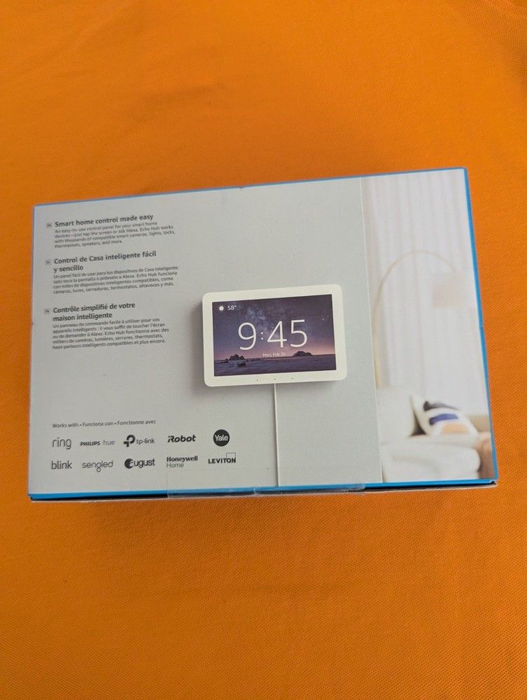 Amazon Echo Hub 8 in. Smart Home Control Panel with Alexa Compatible