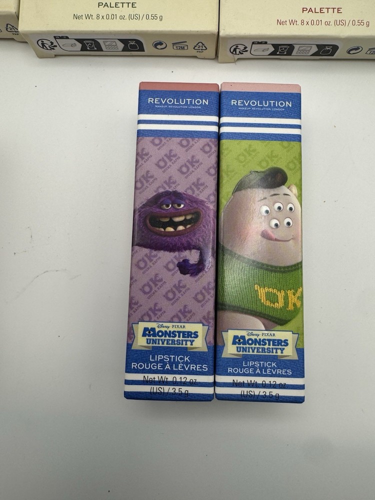 Monsters University Revlon Makeup Pallets Lipstick Highlighter