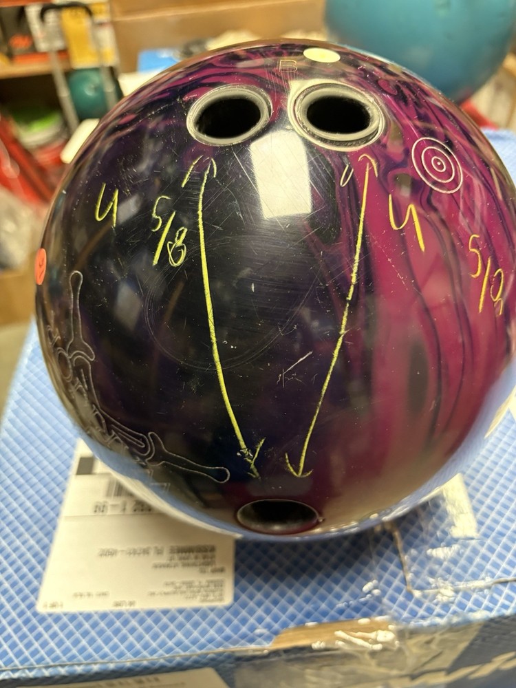 Used Ebonite Warrior Bowling Ball 16 Pounds