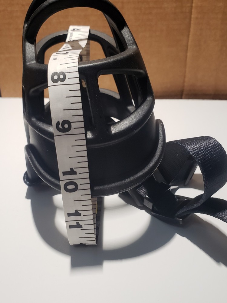 OKKIC Black Basket Muzzle Anti Biting Chewing, Sturdy Lightweight Muzzle ~Size 5