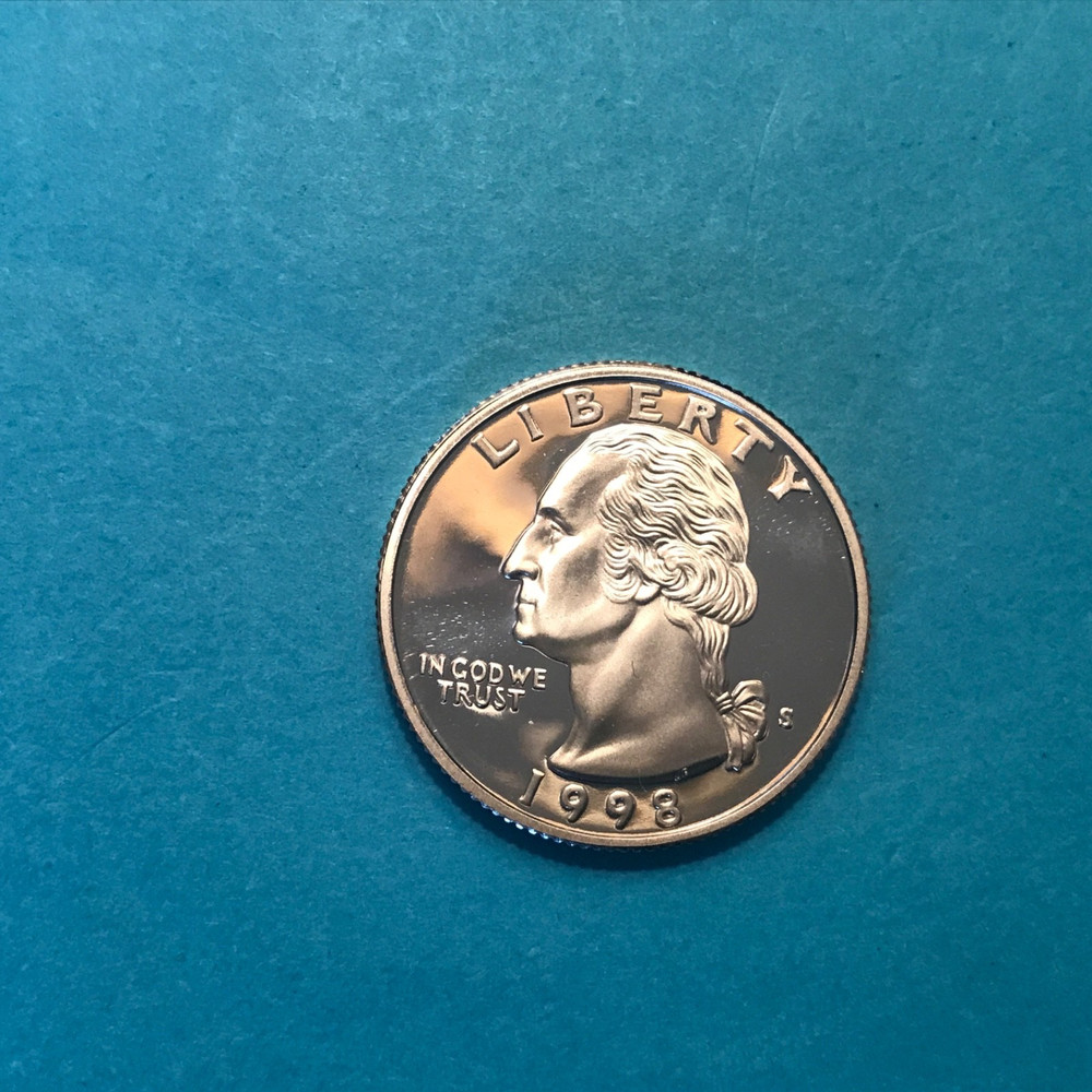 1998 S Washington Proof Quarter     FREE SHIP