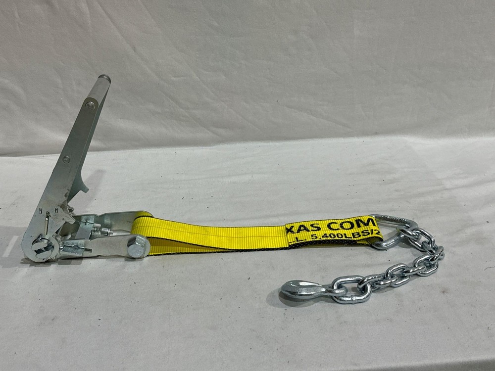 3"X30' Ratchet Strap with Chain Hook 2 Pack