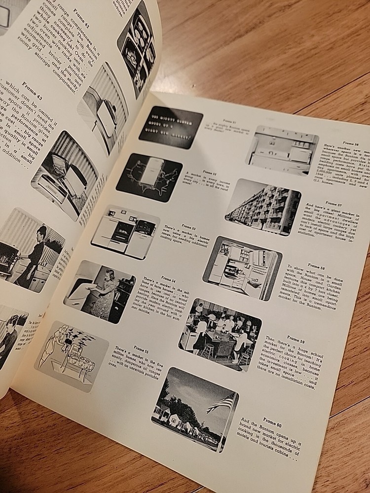 Universal Bantam Range Landers Frary Clark Sales Training Guide 1948