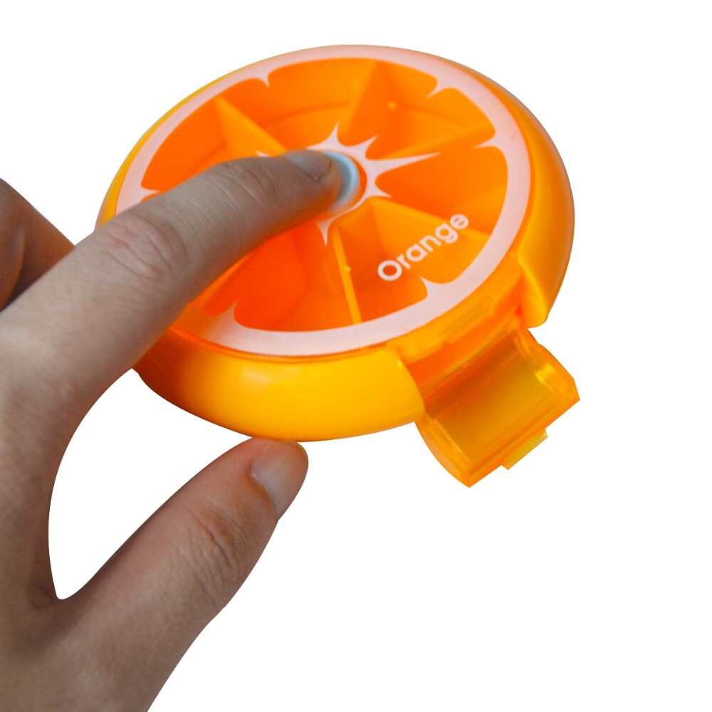 Fruit Shaped Travel Pill Box Boxes Container Splitter container Pill Organizer