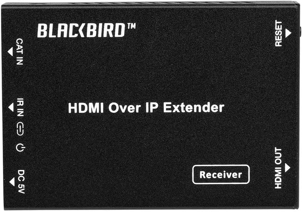 Blackbird H.265 HDMI over IP Decoder/Receiver Splitter System and Extender up to