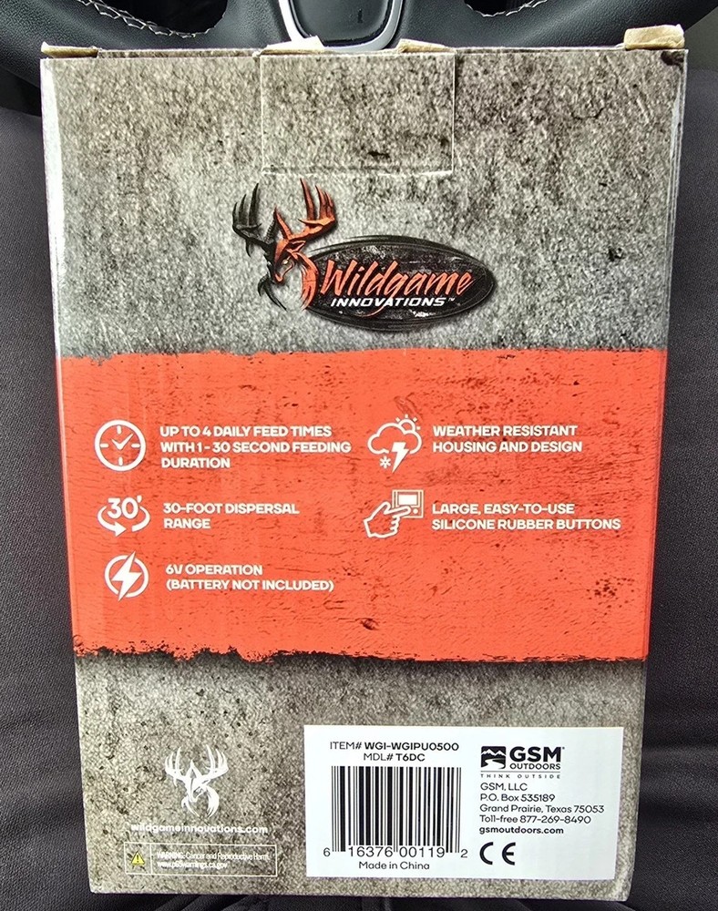 Wildgame Innovations 6V Game Feeder Kit Digital Power Control Unit