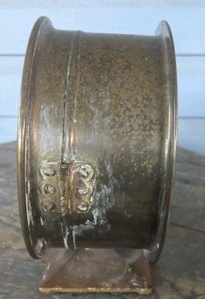 Antique Seth Thomas Ships Clock With Orange Stripe