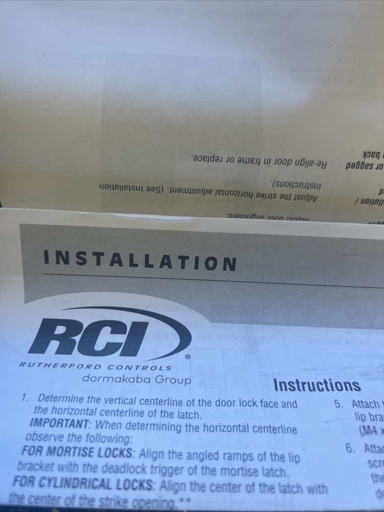 RCI Electric Strike 7 Series 7314-06
