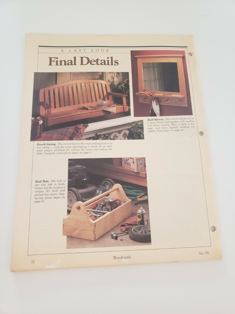 Woodsmith Magazine April 1995