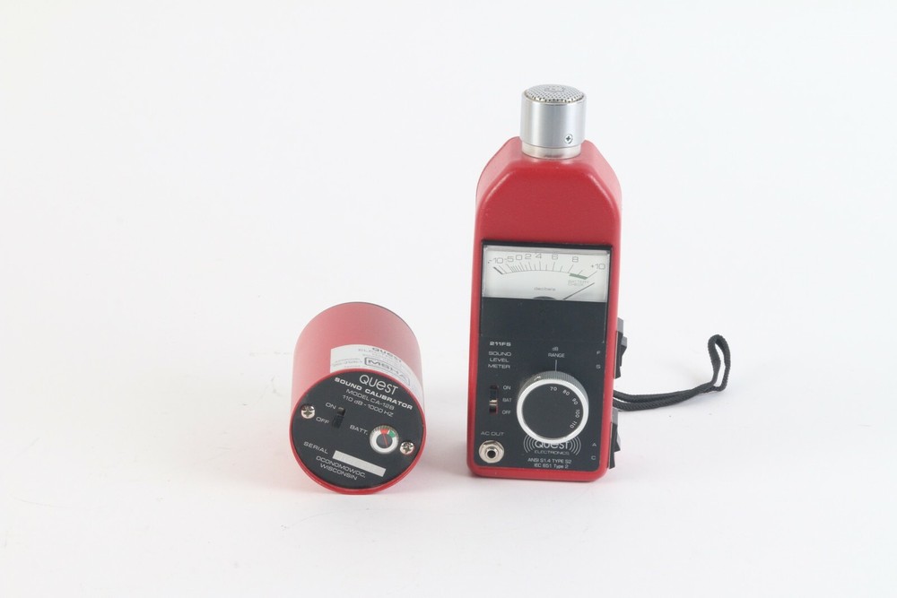 Quest 211A/FS Permissible Sound Level Meter W/ CA-128 Calibrator