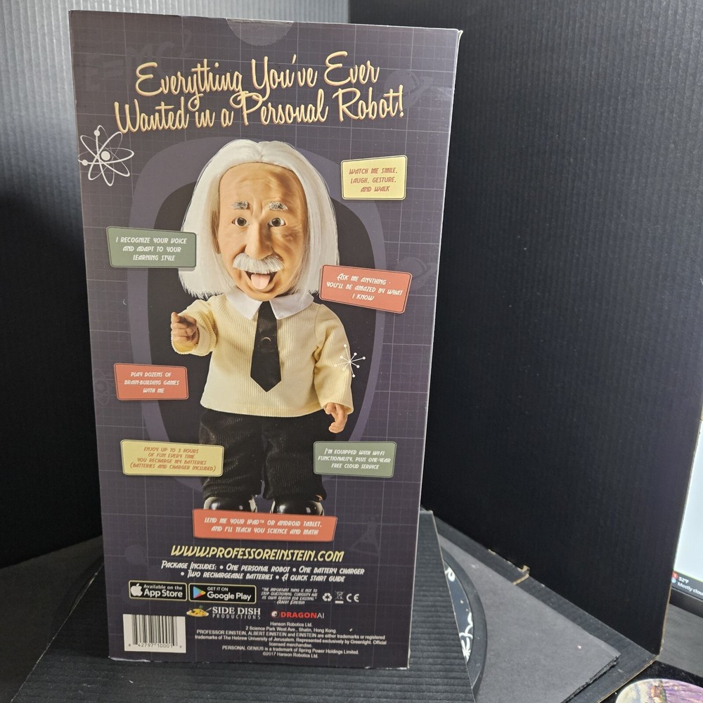 Professor Einstein Interactive Robot Tutor Your Personal Genius! New Open Box