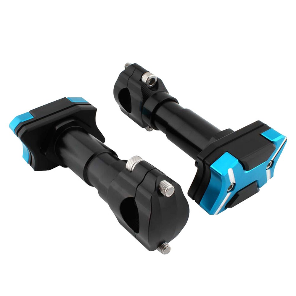 Engine Crash Bar Guard Frame Protector Modified Universal 22mm-30mm Light Blue
