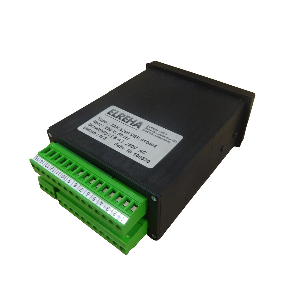 ELREHA TAR 5260 -USED- REFRIGERATION CONTROLLER VER 010404