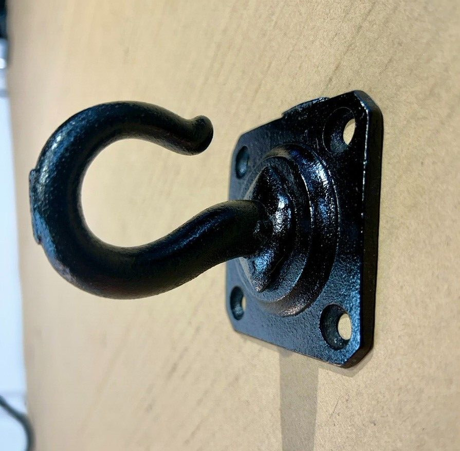Vintage cast iron wall hook