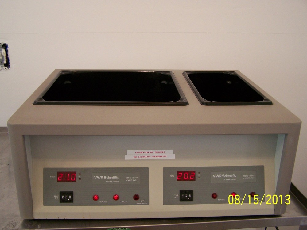 VWR Scientific Water Bath Model 1255PC Duel  Digital