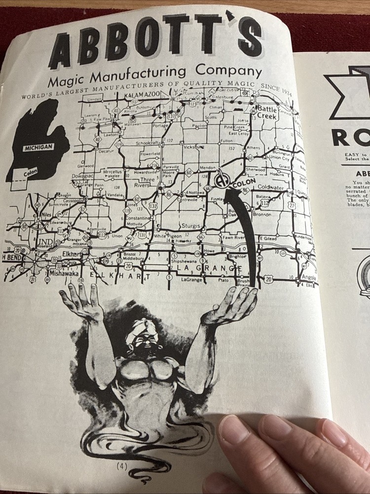 Abbott’s Magic Manufacturing Catalog Of Magic #22 VNTG 1970’s Magic Reference