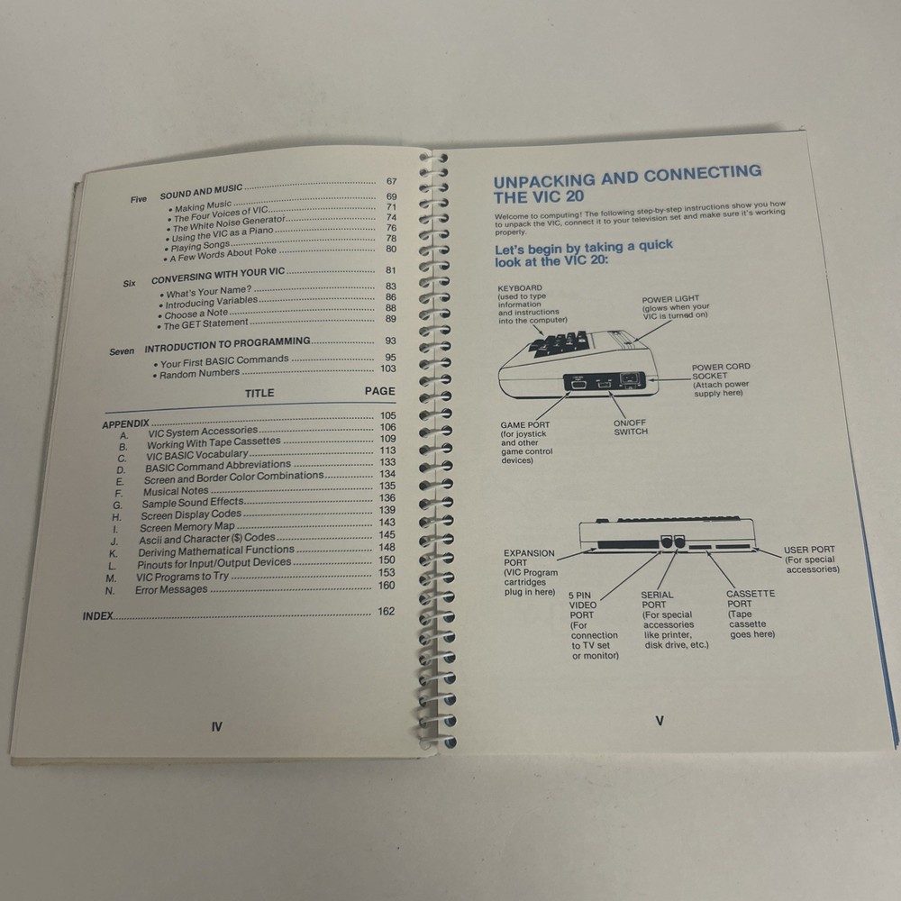 Personal Computing on the VIC-20 A Friendly Computer Guide, 1984 Commodore