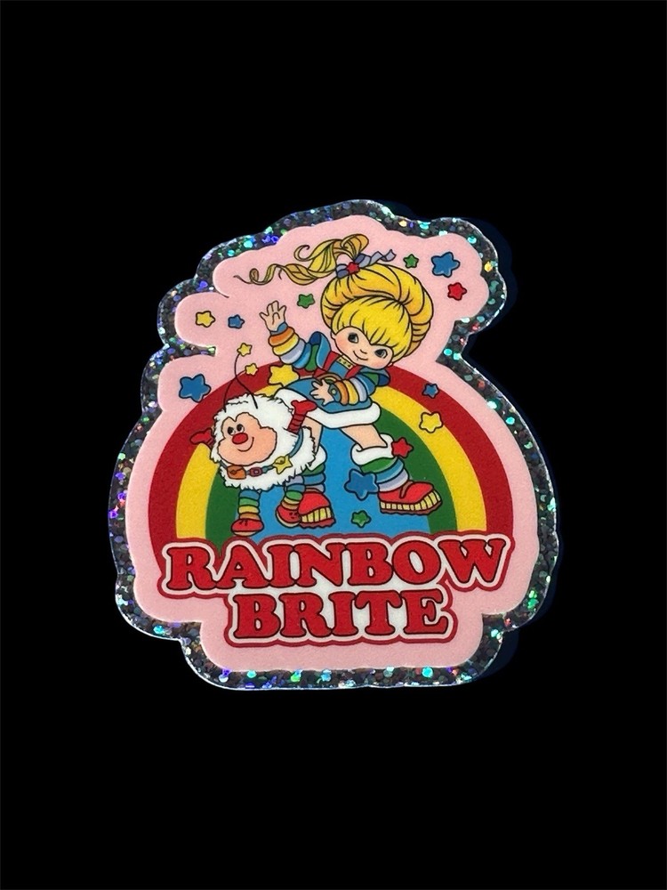 Rainbow Brite 80s sticker nostalgic retro decal