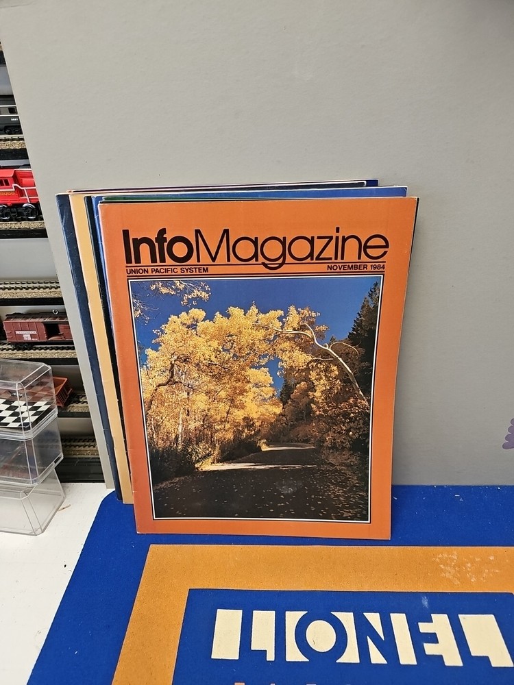 Info Magazine Union Pacific System 1984 11 Issues