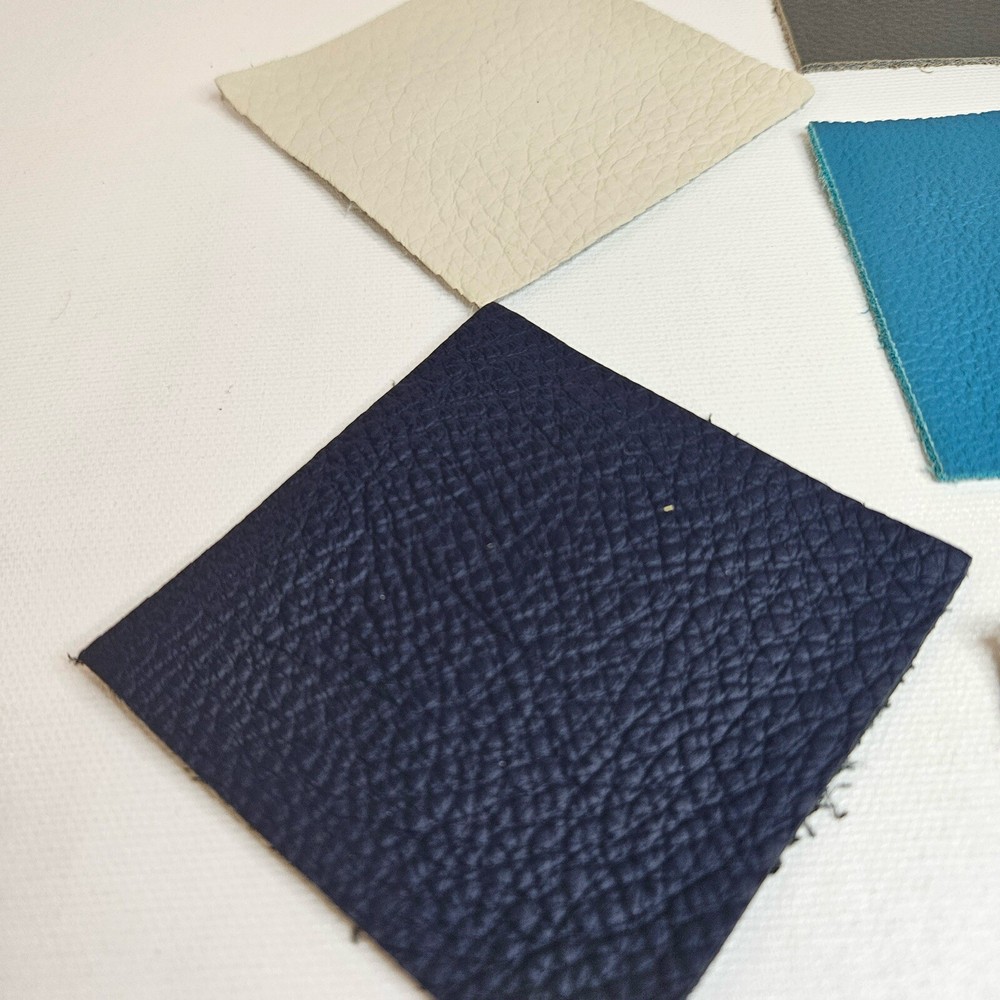 JOYBIRD Leather Samples 3” Square Pieces Set of 7