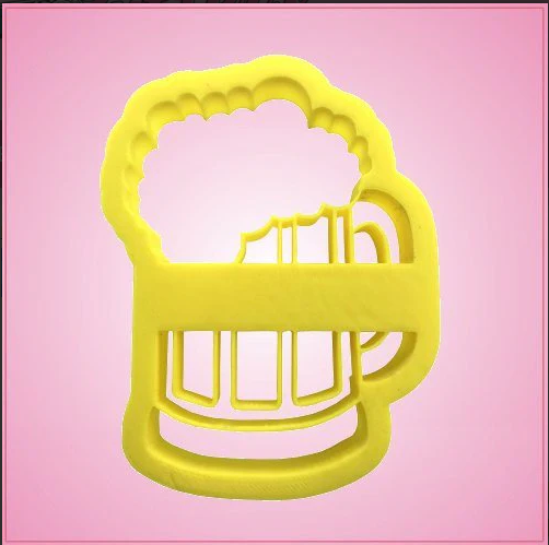 EMBOSSED BEER MUG COOKIE CUTTER